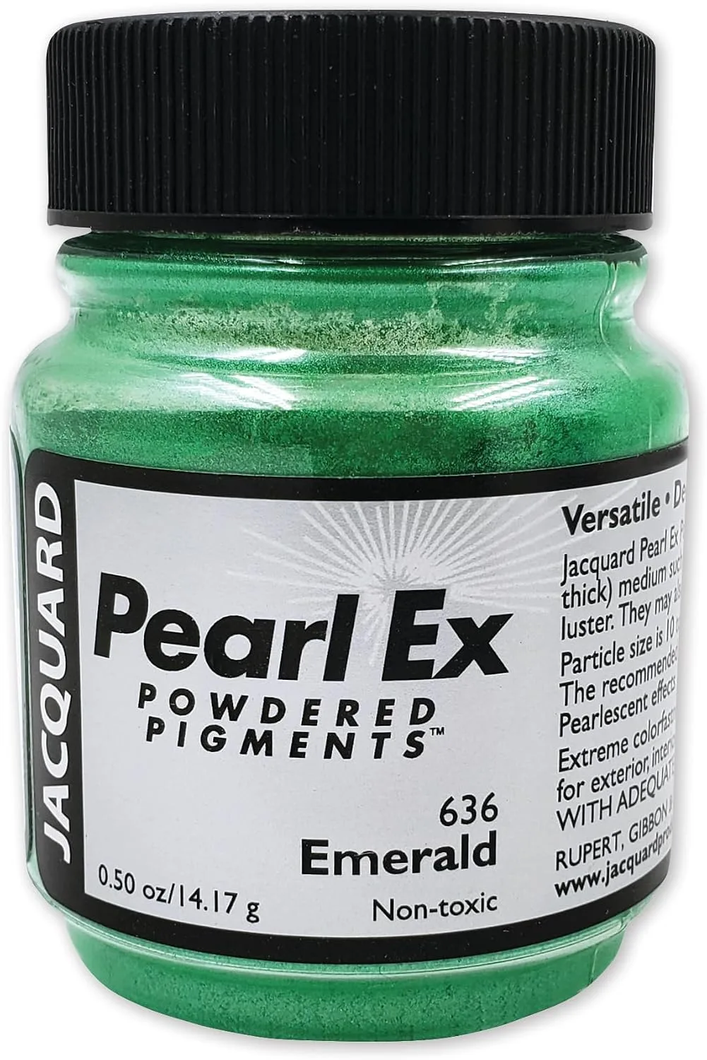 Jacquard Produits Poudre Pearl Ex pigments en Poudre 14 g-Emerald