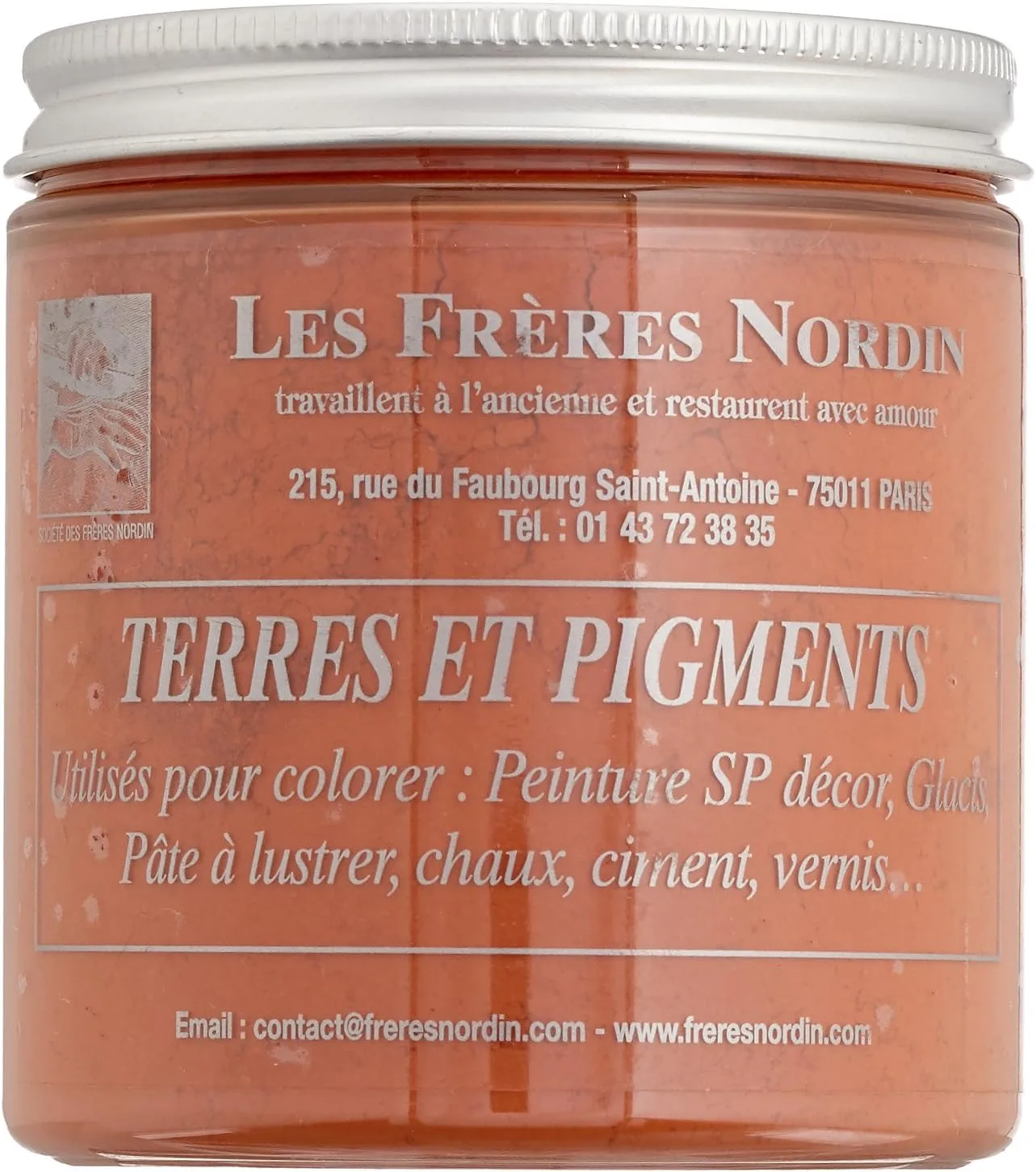 Les Frères Nordin 418109 Terre Pigment Ocre Rouge